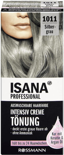 Isana Professional Intensive Cream Tint Νο.1011 Silver Grey