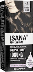 Isana Professional Intensive Cream Tint No.43 Dark Brown Isana Professional Intensive Cream Tint No.43 Dark Brown