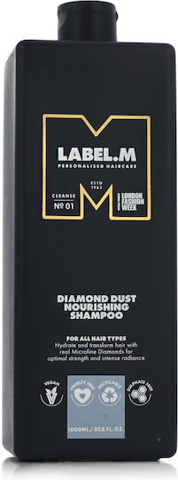 Label.M Diamond Dust Σαμπουάν Αναδόμησης/Θρέψης & Ενυδάτωσης για Όλους τους Τύπους Μαλλιών