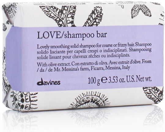 Davines Love Solide Shampoos Glättung für Frizzy Haare 100gr