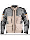 Nordcode Herren Motorradjacke Cordura 4 Jahreszeiten Wasserdicht Beige