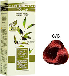 Βαφή Μαλλιών Σετ Mediterranean Bio 6/6 Ξανθό Σκούρο Κόκκινο 60ml Βαφή Μαλλιών Σετ Mediterranean Bio 6/6 Ξανθό Σκούρο Κόκκινο 60ml