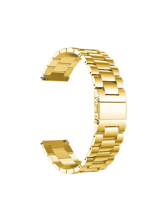 Xiaomi Watch S3 Strap Stainless Steel Gold (Realme Watch 2 Pro)