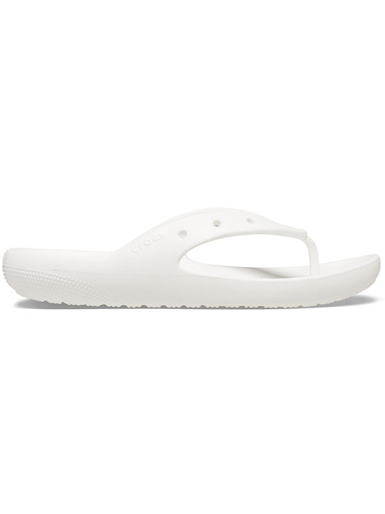 Crocs Classic Ανδρικά Flip Flops Λευκά