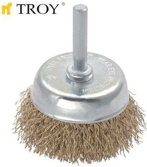 Troy T 27702-50 Werkzeugdrahtbürste Glocke 50mm