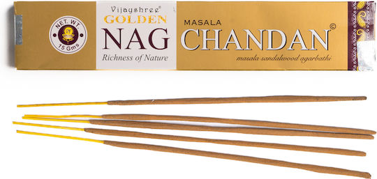 Golden Nag Duftstäbchen mit Duft Sandelholz 15gr