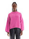 Only Women's Long Sleeve Sweater Pink