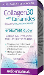 Webber Naturals Collagen30 With Ceramides 120 табове Webber Naturals Collagen30 With Ceramides 120 табове