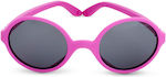 Kietla Sonnenbrille Wazz 2-4 Jahre - Rund Fuchsia