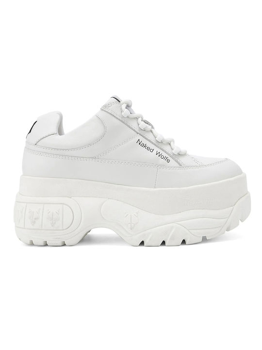 Naked Wolfe Chunky Sneakers White