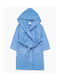 Eleten Παιδικό Μπουρνούζι Sky Blue mit Kapuze