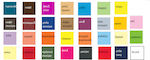 Cardstock Canson 220gsm 50x70cm 10 Pieces