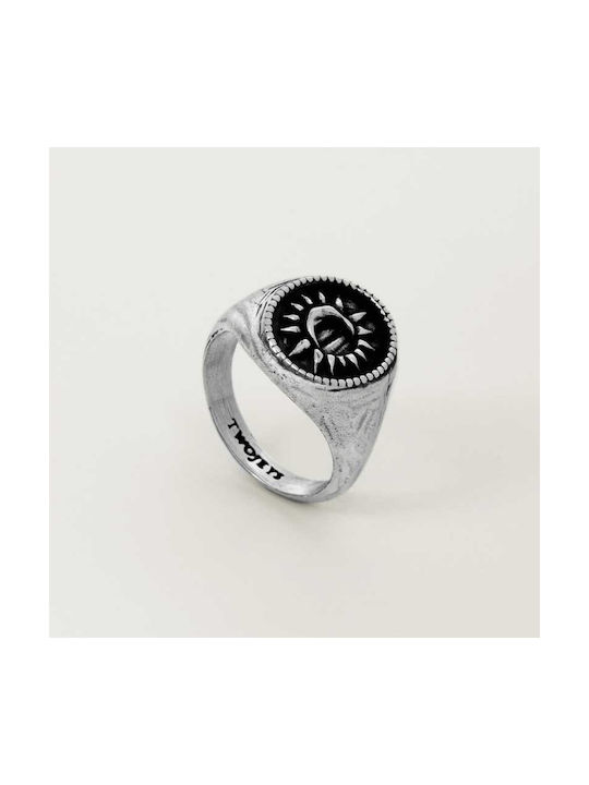 Silver Men's Silver Ring