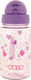 Polo Clean Hearts Kids Water Bottle Plastic with Straw 450ml