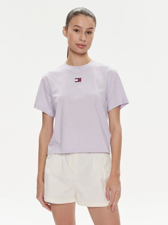 Tommy Hilfiger Women's T-shirt Purple