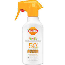 Carroten Family Rezistentă la apă Crema protectie solara Cremă pentru Corp SPF50 în Spray 270ml