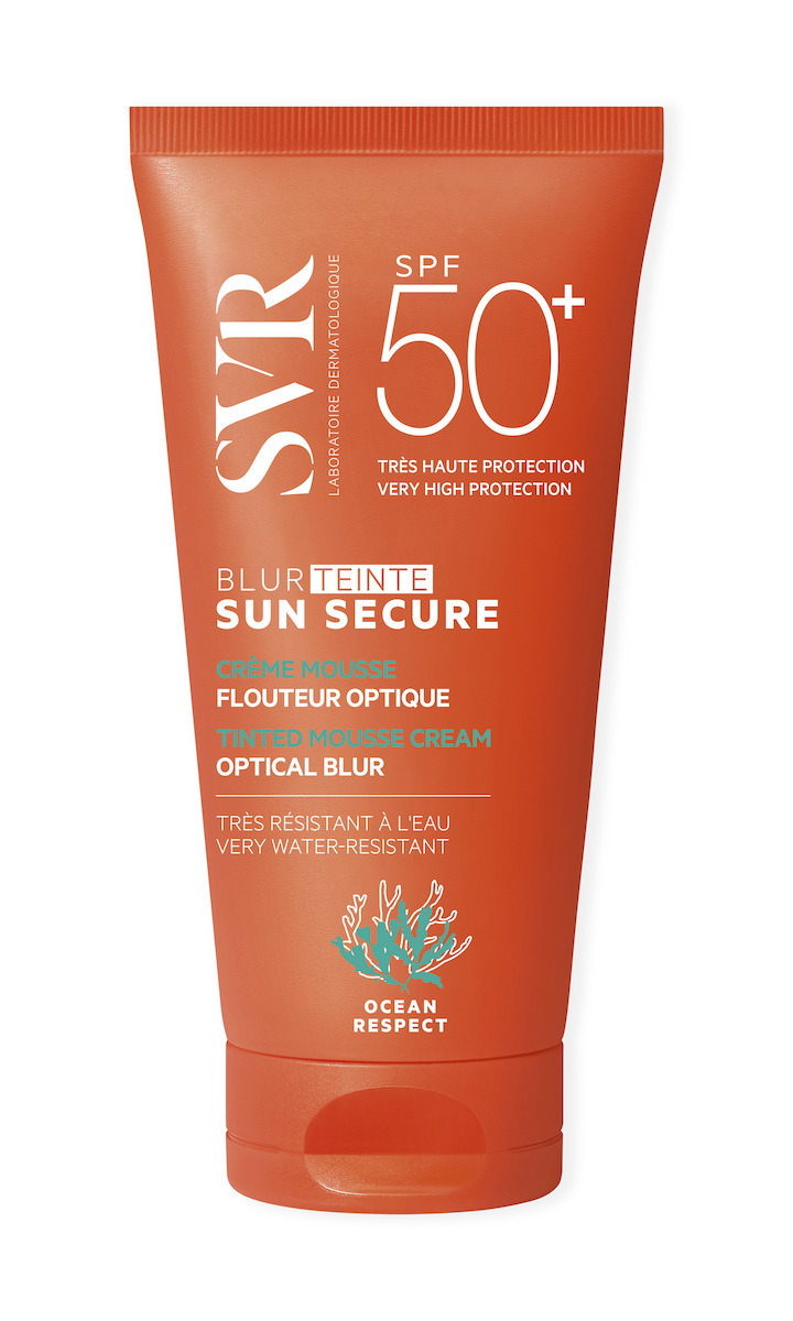 SVR Laboratoire Sun Secure Blur SPF50+ Αντιηλιακή Κρέμα Προσώπου με Ματ Αποτέλεσμα & Χρώμα 50ml