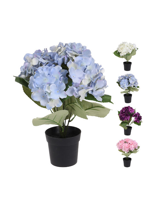 Artificial Plant in Small Pot Hydrangea 26cm (Various Designs) JK Home Decoration