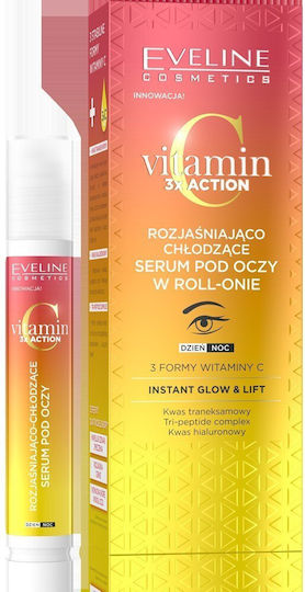 Eveline Vitamin C 3xaction Brightening - Cooling Roll-on Eye Serum 15ml