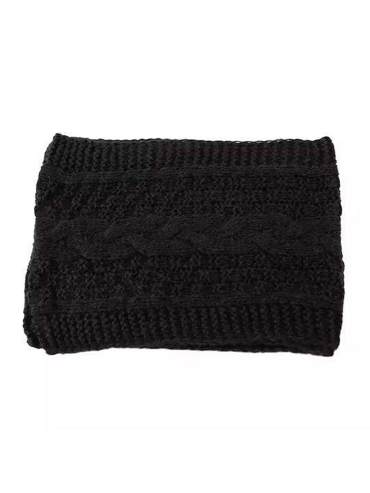 Nora's Accessories Women's Knitted Neck Warmer Black