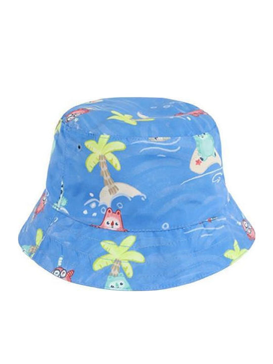 Mayoral Kids' Hat Bucket Fabric Light Blue