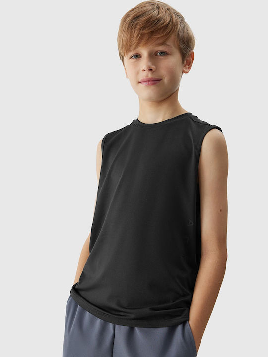 4F Kids' Shirt Sleeveless Black