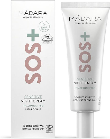 Mádara Madara Sos Sensitive Crema De Noche Suavizante 70ml