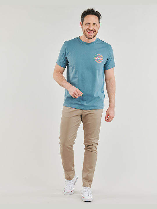 Billabong Ανδρικό T-shirt Κοντομάνικο Μπλε