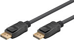 Goobay Cable DisplayPort male - DisplayPort male 1m Μαύρο (64797)