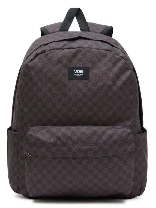 Vans Old Skool Check School Bag Backpack Junior High-High School in Black color 22lt