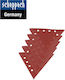 Scheppach Delta-Schleifblatt K240 280x280mm Set 10Stück