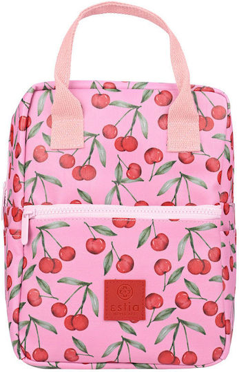 Estia Lunch Bag Save The Aegean Insulated 7lt Cherry Rose