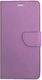 Leewello Wallet Silicone / Synthetic Leather Purple (Galaxy A15)