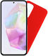 Volte-Tel Silicone Back Cover with Red Neck Strap for Samsung Galaxy A35 5G A356