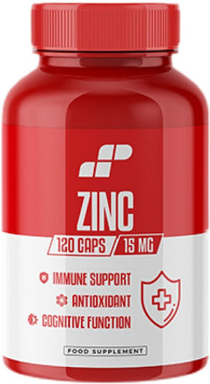 Mp Sport Zinc 15 Mg | As Zinc Gluconate [120 Κάψουλες]
