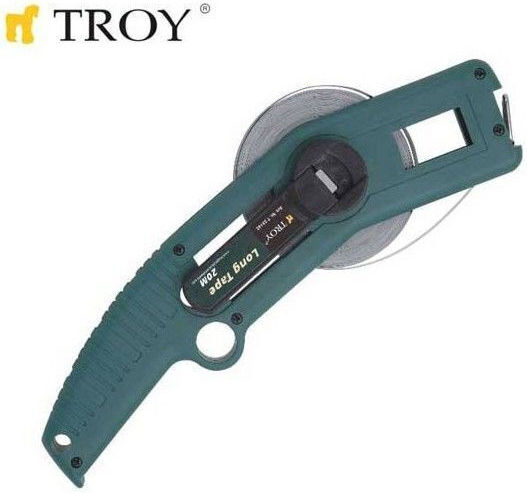 Troy Μετροταινία με Αυτόματη Επαναφορά 20m