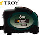 Troy Maßband mit automatischem Rücklauf 25mm x 8m
