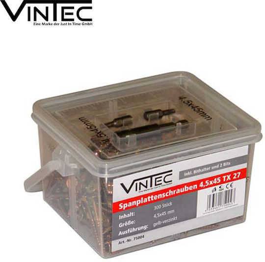 Vintec Șurub cu Diametru M4 și Lungime 45mm 300buc
