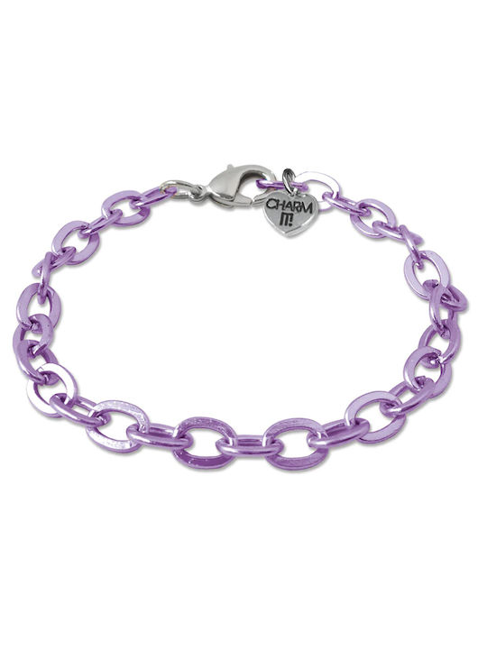 Charm It! Purple Chain Bracelet Ct05