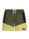 Timberland Kids Swimwear Swim Shorts Khaki and yellow
