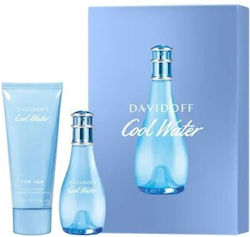 Davidoff Cool Water Woman Giftset Edt Spray 30ml/body Lotion 75ml Davidoff Cool Water Woman Giftset Edt Spray 30ml/body Lotion 75ml