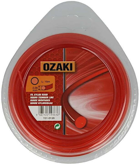 Ozaki 02-000026 Μεσινέζα Στρογγυλή Μήκους 15m και Πάχους 2mm