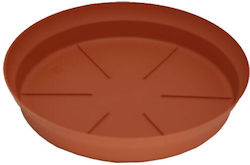 110288P01 Round Plate Pot Terracotta 34x34cm