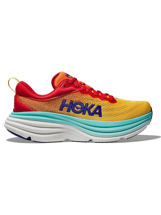 Hoka Bondi 8 Sport Shoes Running Orange