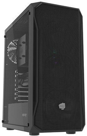 Natec Fury Shobo SH4F Gaming Midi Tower Computer Case with Side Window Black