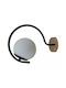 Stimeno Modern Wall Lamp with G9 Lamp Bulb Base Black