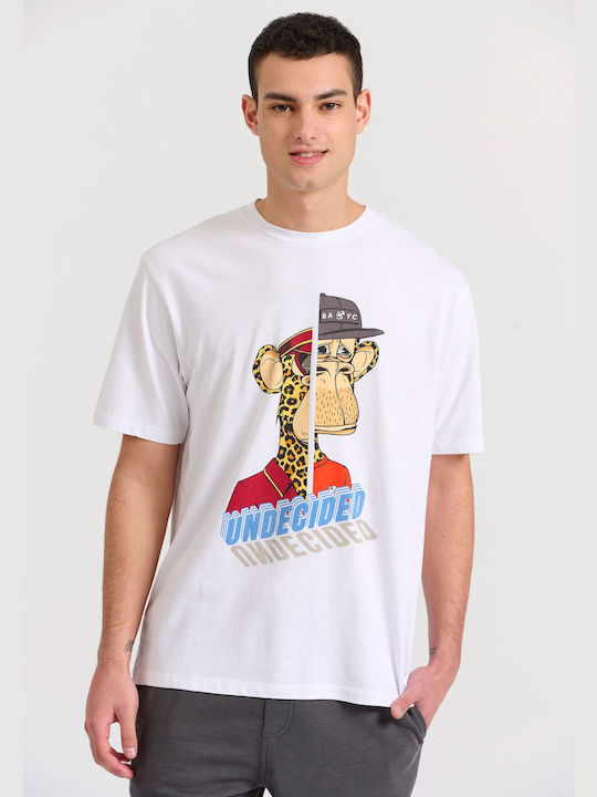 Funky Buddha Ανδρικό T-shirt Κοντομάνικο Λευκό