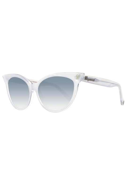 Dsquared2 Sonnenbrillen mit Weiß Rahmen DQ0097 22B