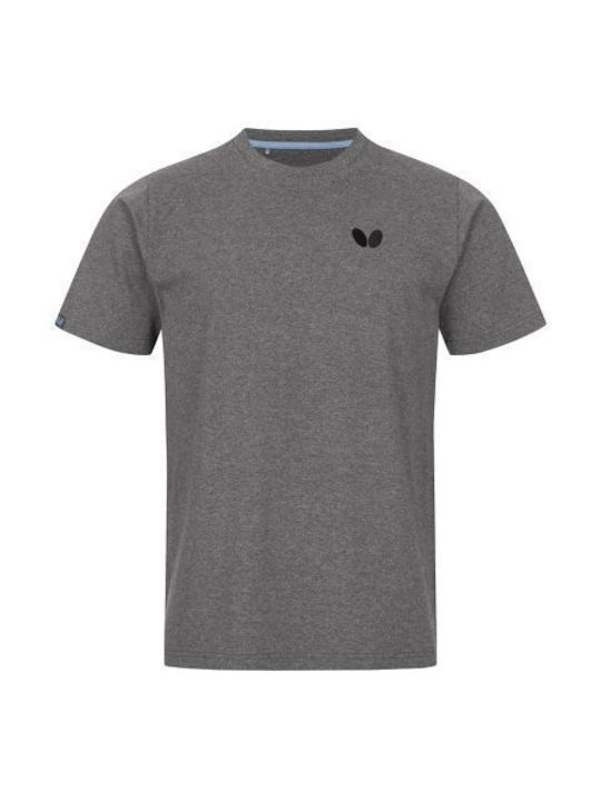 Butterfly Herren Sport T-Shirt Kurzarm Gray