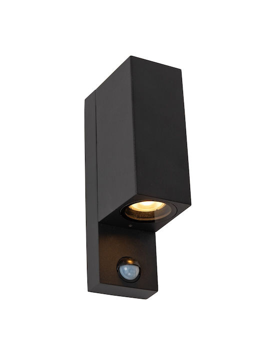 Lucide Lightning Στεγανό Επιτοίχιο Εξωτερικό Φωτιστικό Μαύρο Lucide Lightning Στεγανό Επιτοίχιο Εξωτερικό Φωτιστικό Μαύρο